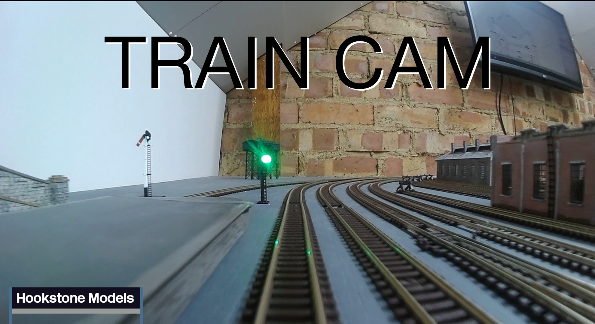 N Gauge Train Camera with driver's eye view