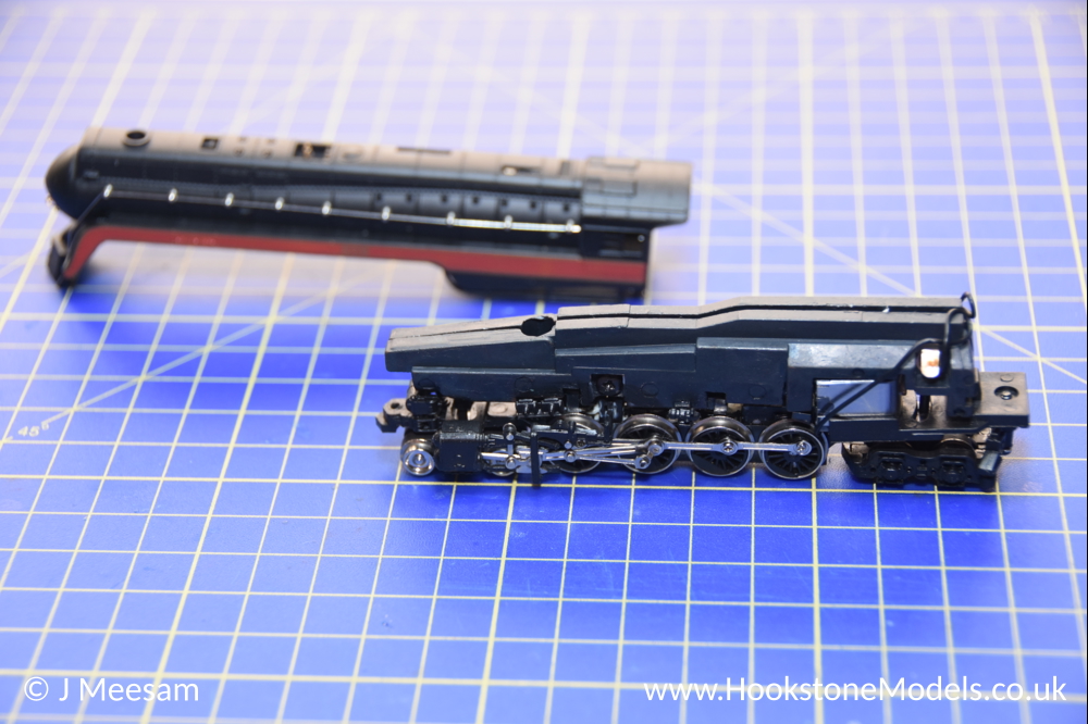 Convert Bachmann USA Class J to DCC