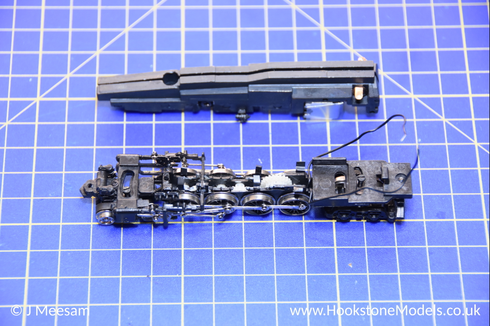 Convert Bachmann USA Class J to DCC