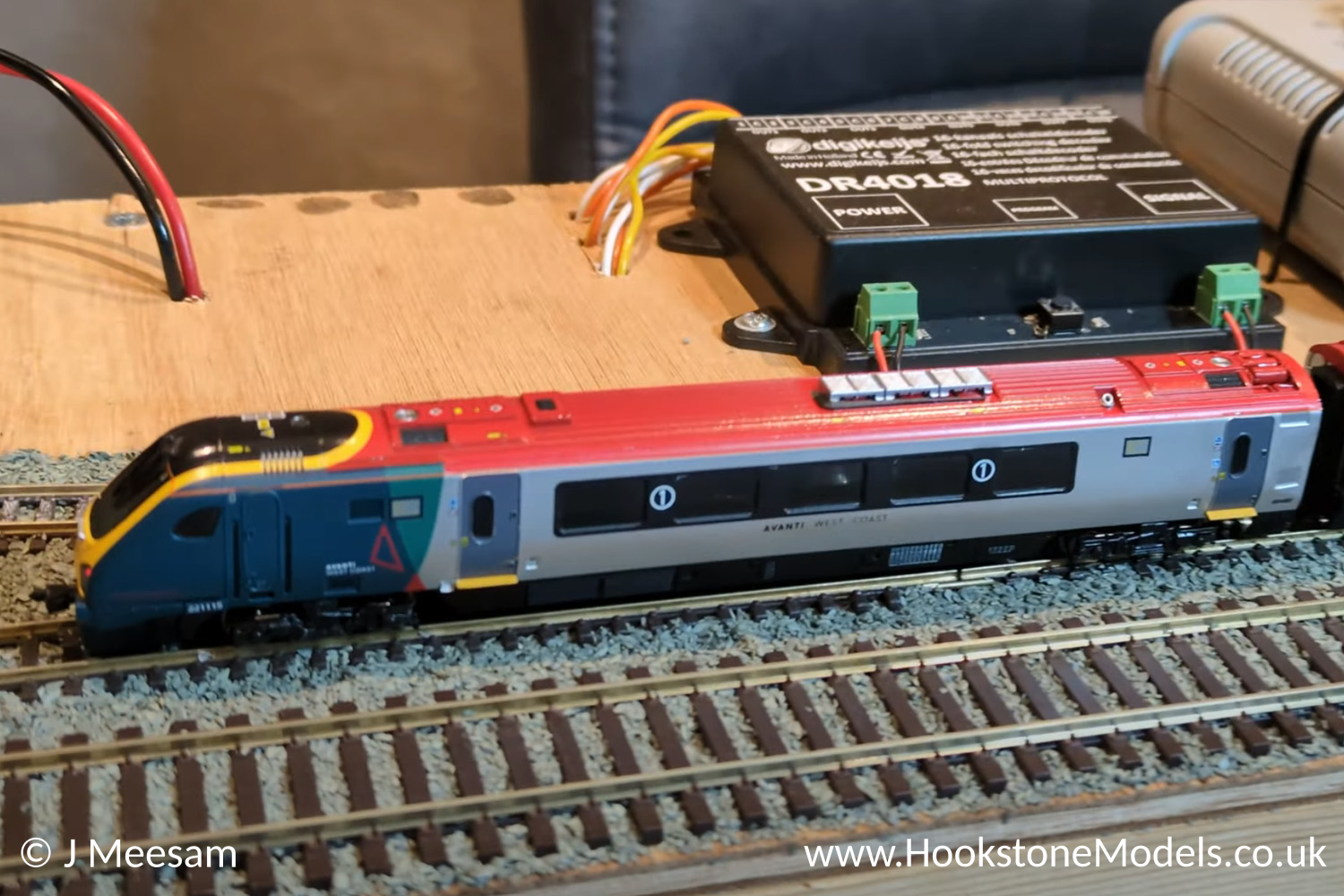 DCC Sound conversion of Dapol Class 220 and Class 221 models. The standard DCC sound conversion involves fitting a speaker and sound decoder into the motorized centre car. It is also possible to fit additional speakers and sound decoders into the leading/trailing dummy driving cars for a super realistic effect - please contact usif you are interested in this.