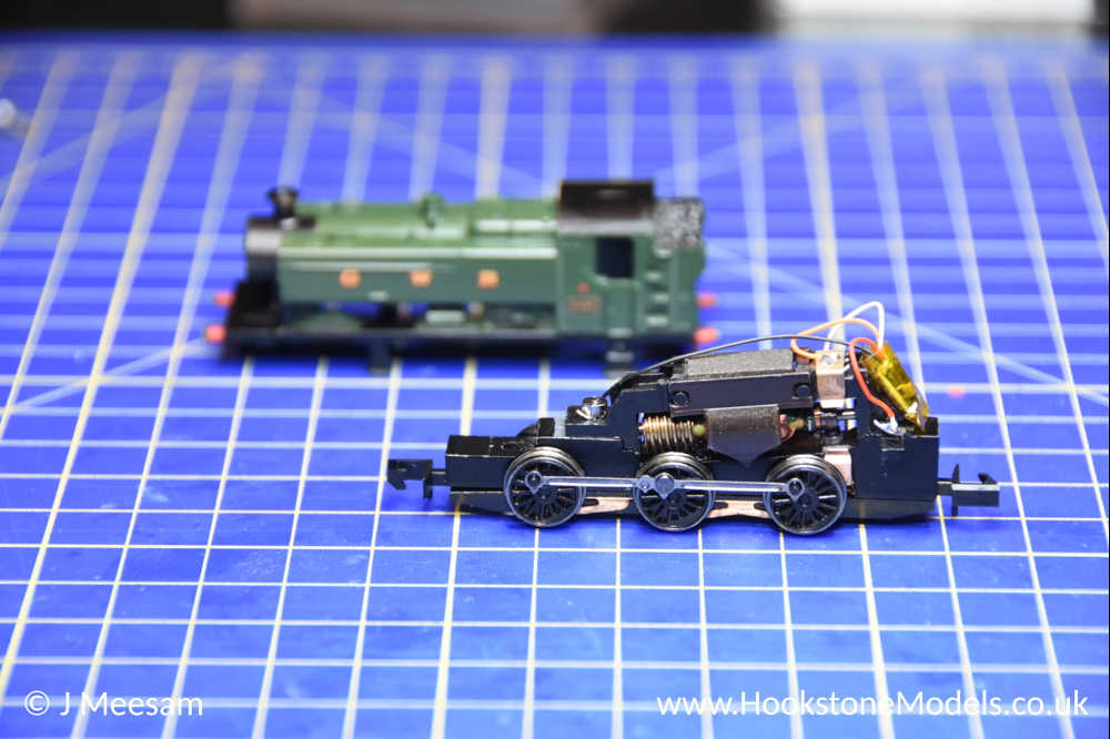 Convert Graham Farish Pannier Tank Engine to DCC