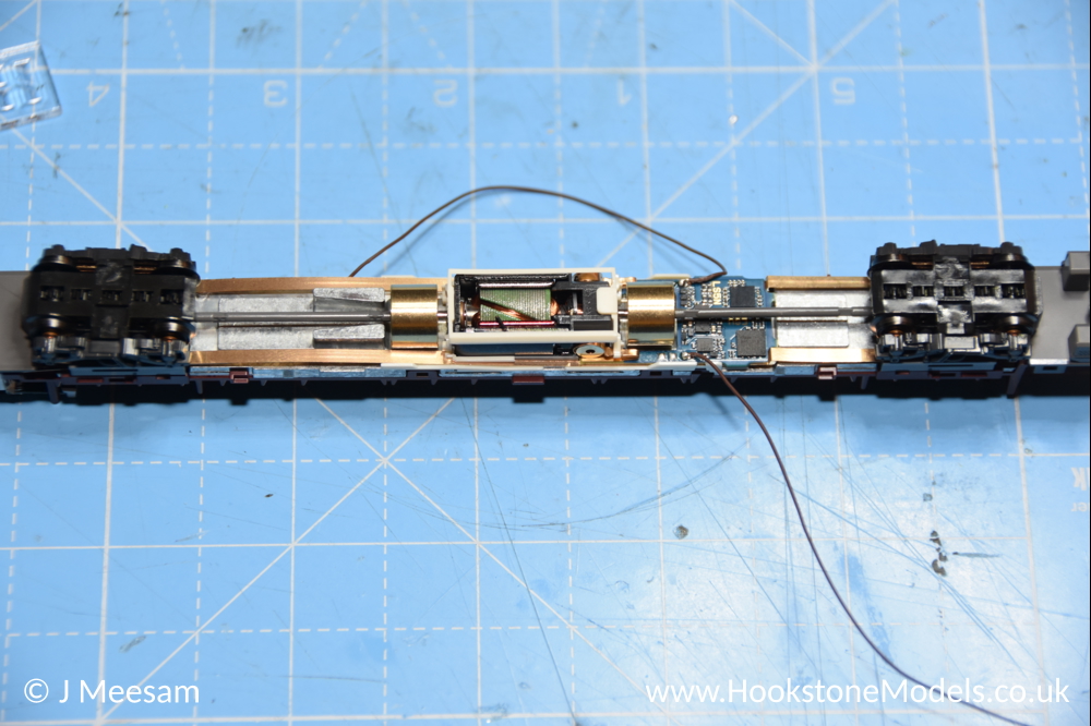 Convert Kato Class 800 motorized car to DCC Sound
