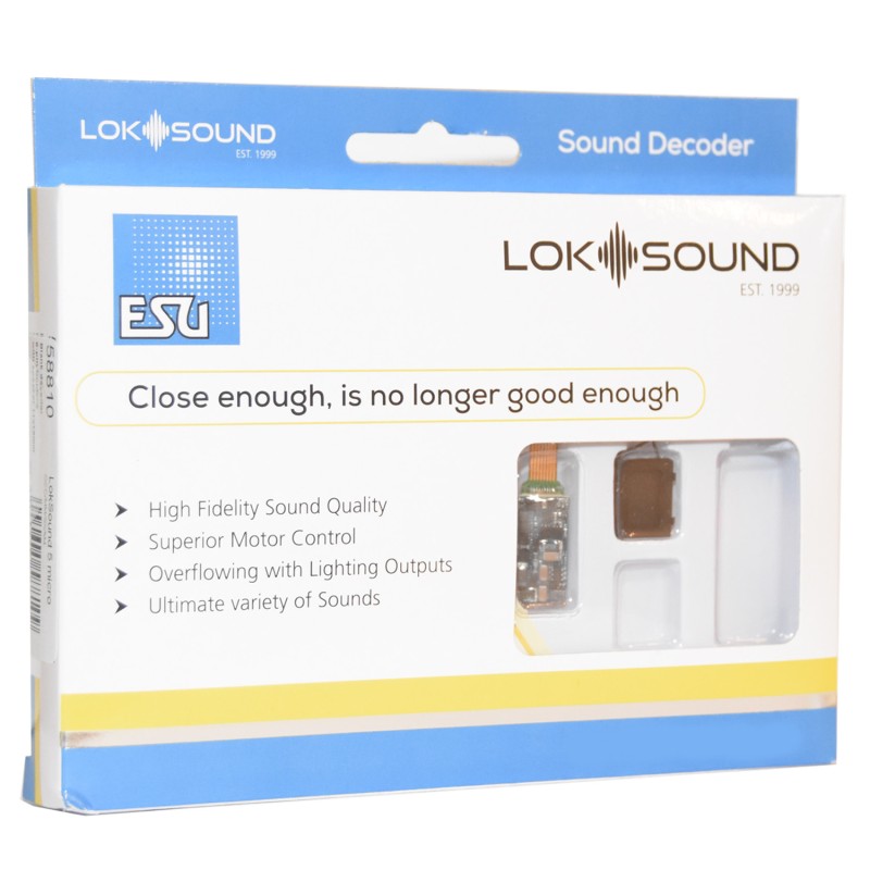ESU LokSound 5 Micro DCC Sound Decoder with individual wire tails ESU LokSound 5 Micro DCC Sound Decoder with individual wire tails